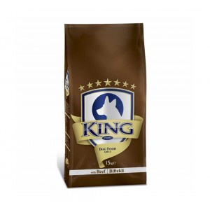 King Plus Beef Dog Biftekli Yetişkin Köpek Maması 15 KG