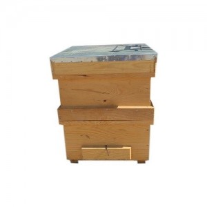 Çam Ahşap Taban Katlı Arı Kovanı
