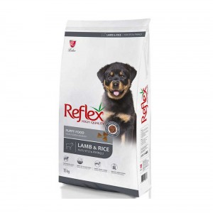 Reflex Kuzu Etli Ve Pirinçli Yavru Köpek Maması 15 KG