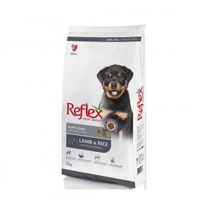 Reflex Kuzu Etli Ve Pirinçli Yavru Köpek Maması 15 KG