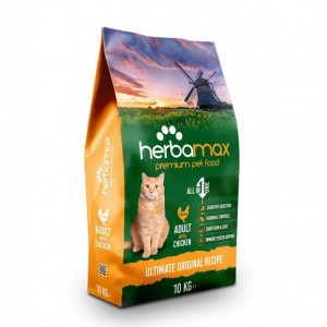Herba Max Premium Tavuk Etli 10 kg Yetişkin Kedi Maması Herba Max Premium Tavuk Etli 10 kg Yetişkin Kedi Maması