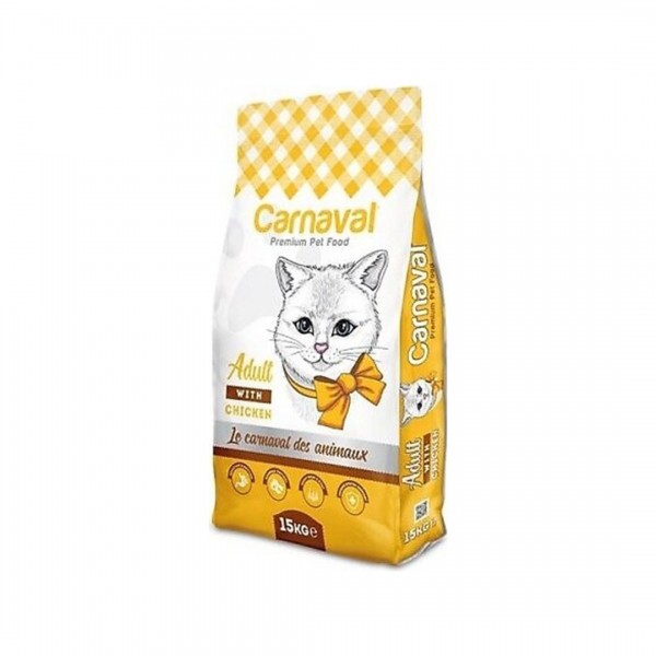 Carnaval Premium Cat Tavuklu Yetişkin Kedi Maması 15 KG