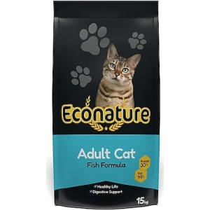 Econature Balıklı Yetişkin Kedi Maması 15 KG Econature Balıklı Yetişkin Kedi Maması 15 KG