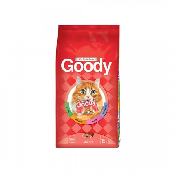 Goody Etli Yetişkin Kedi Maması 15 KG