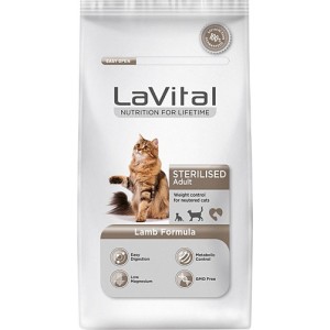 La Vital Sterilesed Kuzu Etli Kısırlaştırılmış Yetişkin Kedi Maması 12 KG La Vital Sterilesed Kuzu Etli Kısırlaştırılmış Yetişkin Kedi Maması 12 KG
