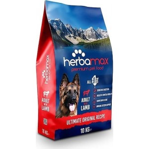 Herba Max Premium Kuzu Etli ve Pirinçli 10 kg Yetişkin Köpek Maması