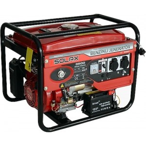 Solax LT3500 MXE 3.5 kVA Marşlı Benzinli Jeneratör Solax LT3500 MXE 3.5 kVA Marşlı Benzinli Jeneratör