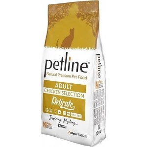 Petline Delicate Tavuk Etli 12 kg Yetişkin Kedi Maması Petline Delicate Tavuk Etli 12 kg Yetişkin Kedi Maması