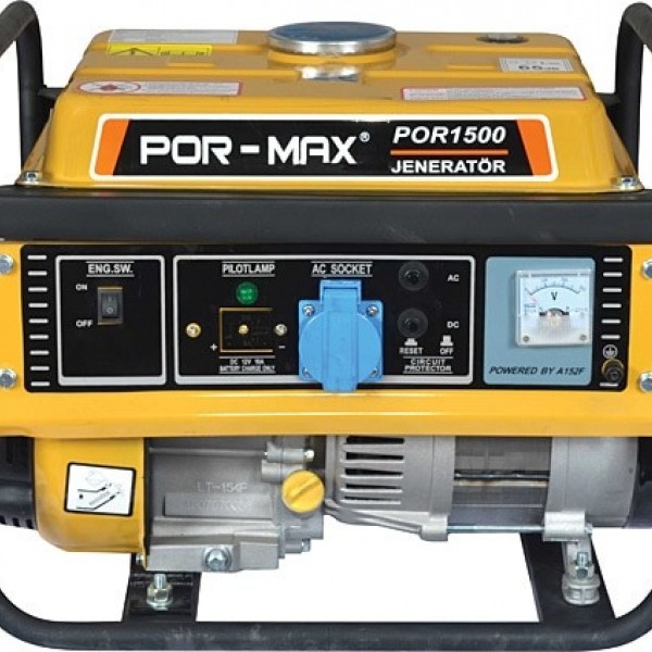 Por-Max POR1500 1.9 kVA İpli Benzinli Jeneratör