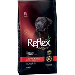Reflex Plus Orta & Büyük Irk Kuzu & Pirinç Yetişkin Köpek Maması 15 Kg Reflex Plus Orta & Büyük Irk Kuzu & Pirinç Yetişkin Köpek Maması 15 Kg