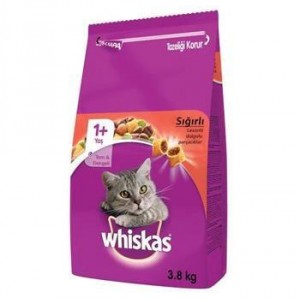 Whiskas Biftekli ve Havuçlu Yetişkin Kedi Maması 3,8 Kg Whiskas Biftekli ve Havuçlu Yetişkin Kedi Maması 3,8 Kg