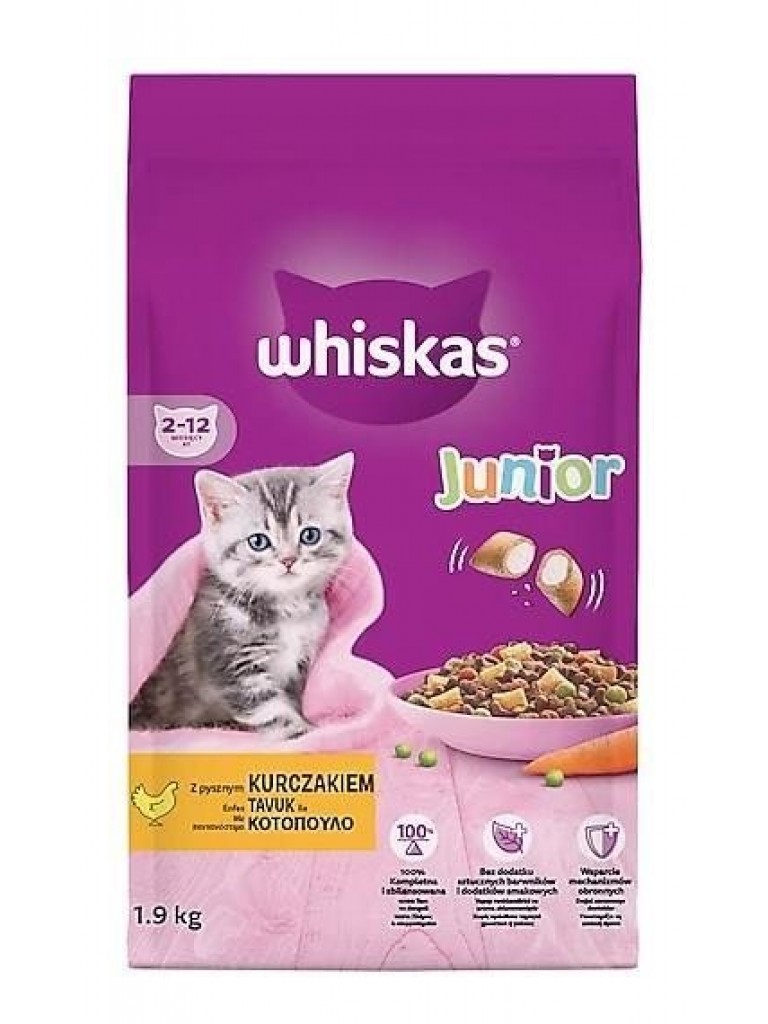 Whiskas Tavuklu Kuru Mama Yavru Kedi 1,9 Kg