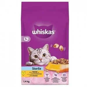 Whiskas Sterile Kısırlaştırılmış Kedi Maması 1,4 Kg Whiskas Sterile Kısırlaştırılmış Kedi Maması 1,4 Kg
