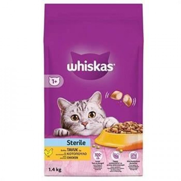 Whiskas Sterile Kısırlaştırılmış Kedi Maması 1,4 Kg