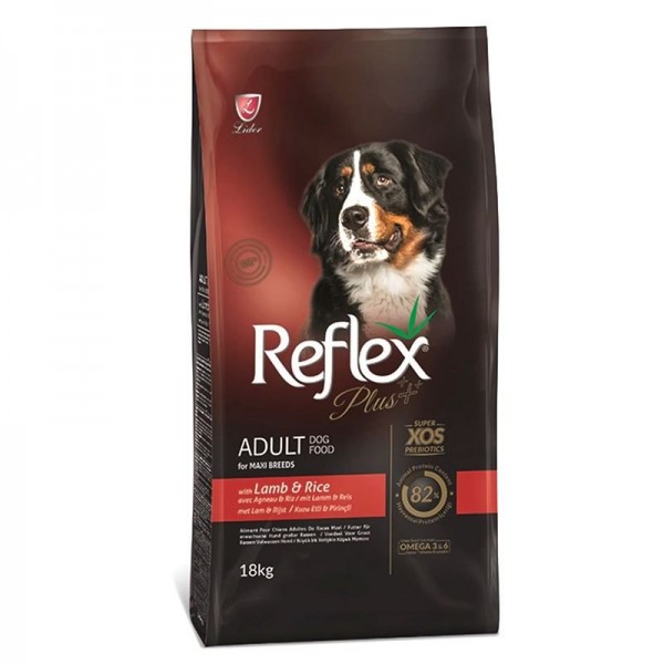 Reflex Plus Kuzulu Yetişkin Köpek Maması 18kg