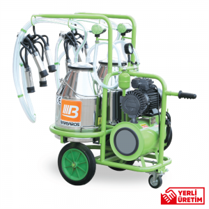 Bartech Universal Yağlı Pompa Çift Sağım/Güğüm Süt Sağım Makinesi 60 Litre Bartech Universal Yağlı Pompa Çift Sağım/Güğüm Süt Sağım Makinesi 60 Litre