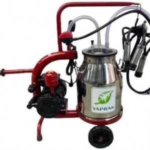 Bartech Yaprak Tekli İnek Süt Sağım Makinası C30 Krom Güğüm Kuru 30lt