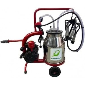 Bartech Yaprak Tekli İnek Süt Sağım Makinası C30 Krom Güğüm Kuru 30lt