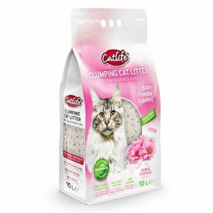 CATLİFE BEBEK PUDRALI BENTONİT KEDİ KUMU 10L  CATLİFE BEBEK PUDRALI BENTONİT KEDİ KUMU 10L