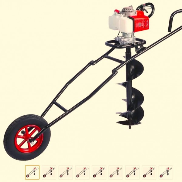 Solax AG52D Arabalı Toprak Burgu Makinesi 20 cm 1.9 hp Solax AG52D Arabalı Toprak Burgu Makinesi 20 cm 1.9 hp
