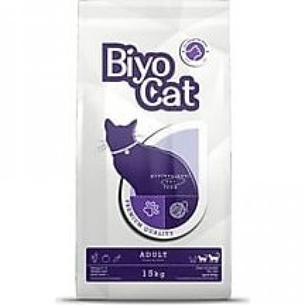 Biyocat Tavuklu Yetişkin Kedi Maması 15 kg