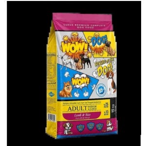 Wow Dog Kuzu Etli Ve Pirinçli Yetişkin Köpek Maması 15 kg