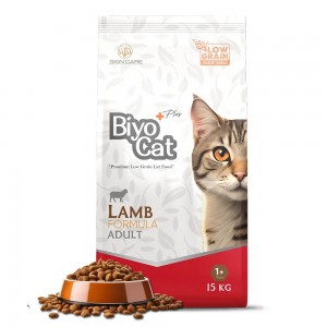 Biyocat Plus Kuzu Etli Yetişkin Kedi Maması 15 kg
